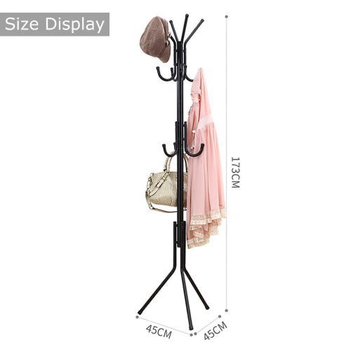 Porte-Manteau Inox Multi-Rangement