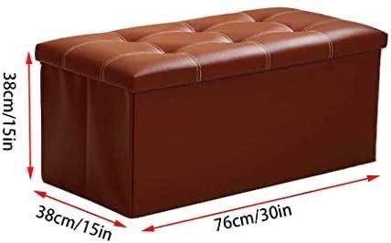 Pouf de Rangement 2 Places – Pliable & Élégant